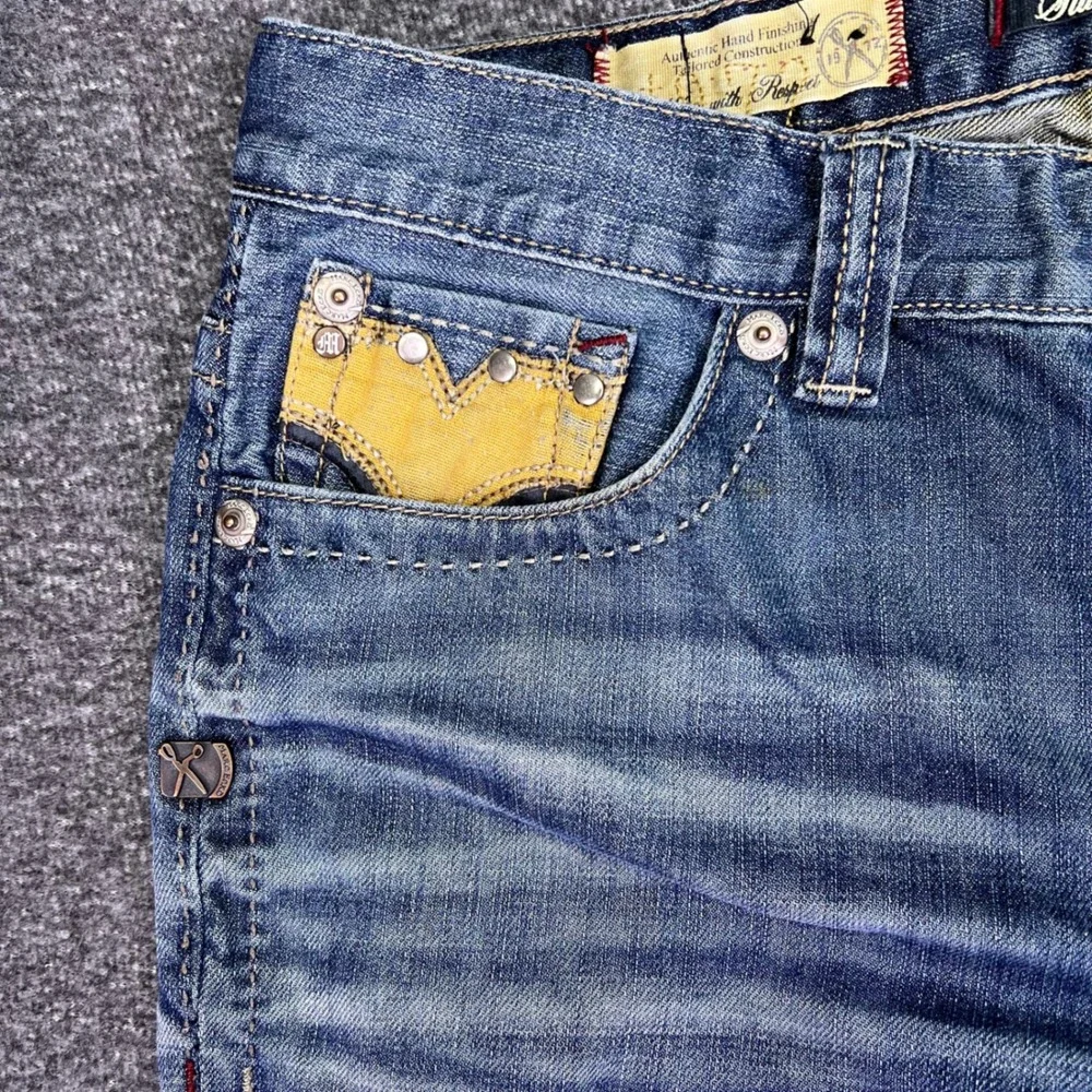 Marc Ecko Jeans Mens 33 Standard Y2K Streetwear Embroidered Hip Hop Baggy Grunge